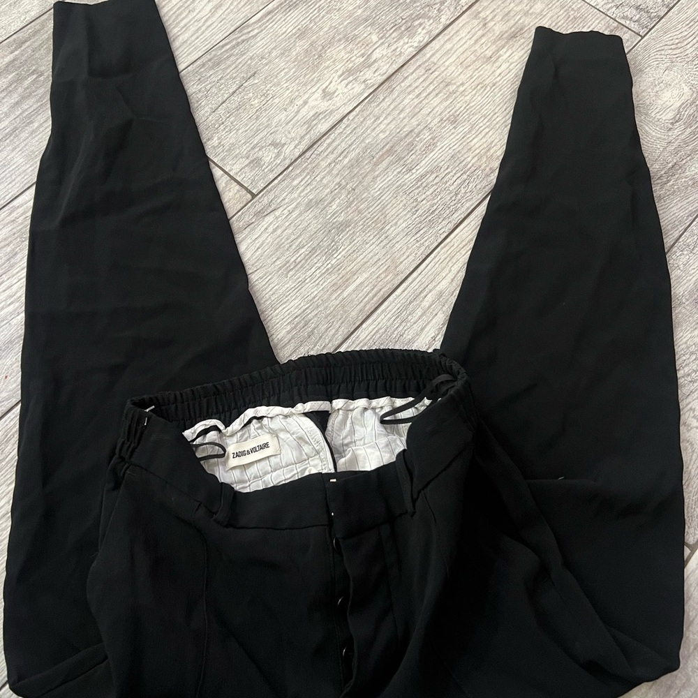 Zadig and Voltaire Panda  Crepe Pants size 36